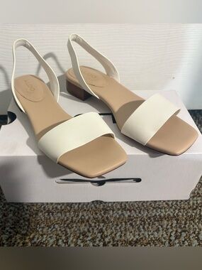 Aldo Dorenna Slingback Low Block Heel Sandals